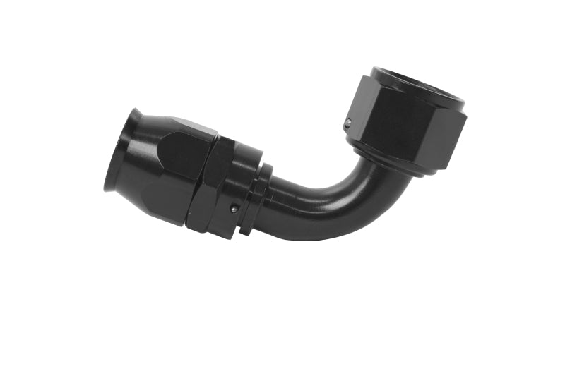 Aeromotive PTFE Hose End - AN-12 - 90 Deg - Black Anodized 15361
