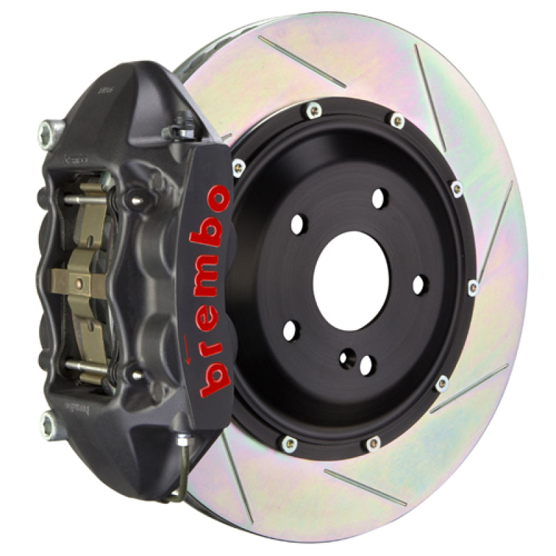 Brembo 01-02 Viper RT-10 Rear GTS BBK 4 Piston Cast 345x28 2pc Rotor Slotted Type1-Black HA 2P2.8014AS