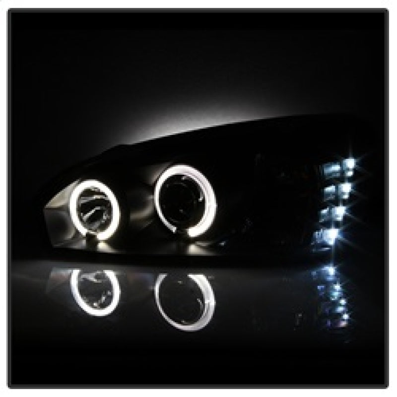 Spyder Chevy Malibu 04-07 Projector Headlights LED Halo LED Black High H1 Low H1 PRO-YD-CM04-HL-BK 5042675