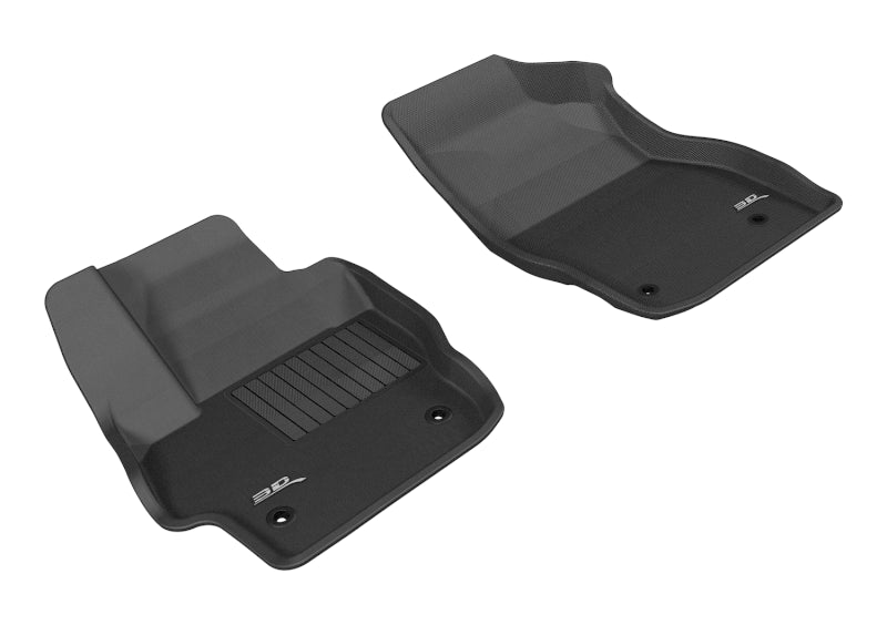 3D MAXpider 2010-2013 Mazda Mazda3 Kagu 1st Row Floormat - Black L1MZ01311509