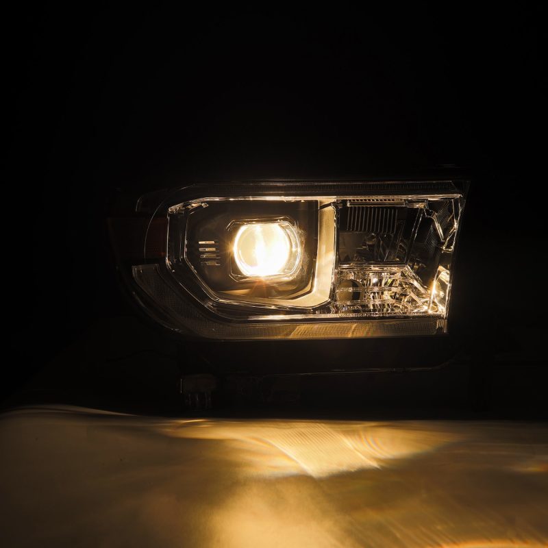 AlphaRex 07-13 Toyota Tundra / 08-17 Sequoia LUXX LED Proj HL Chrome w/Actv Light / Seq. Sig + DRL 880824 *Discontinued