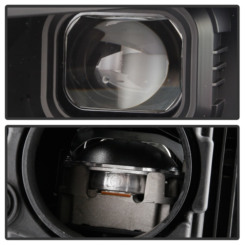 Spyder Chevy Camaro 16-18 HID Model Full LED Headlights Black PRO-YD-CCAM16HIDAP-SEQ-BK 5087355