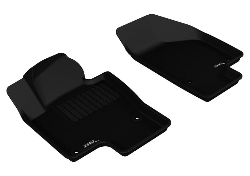 3D MAXpider 2006-2010 Volkswagen Passat Kagu 1st Row Floormat - Black L1VW01511509