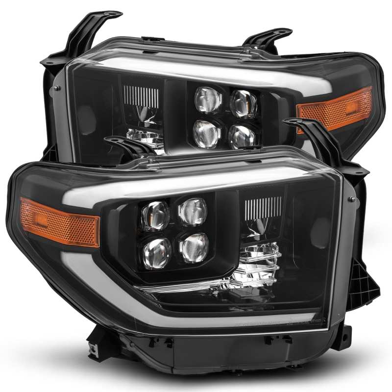 AlphaRex 14-20 Toyota Tundra NOVA LED Projector Headlight Plank Style Alpha Black w/Activation Light 880728 *Discontinued