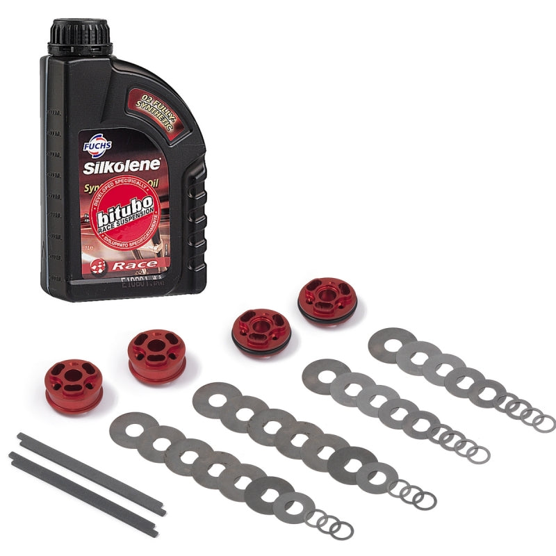 Bitubo Suspension Bitubo KFORK Kit Fork: Rebound-Compression Pistons, Shims,  + 1 Lt. Oil KFORK004