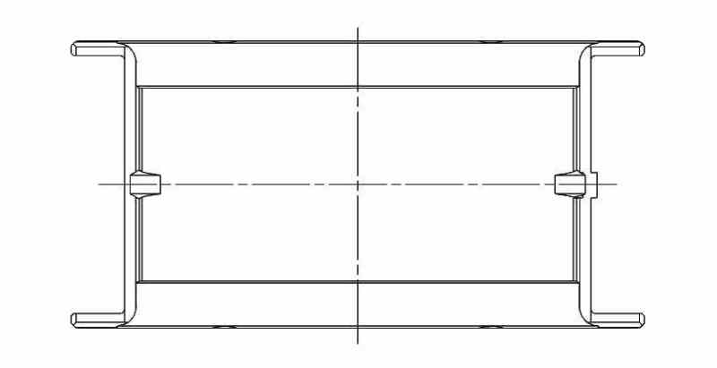 ACL Chevrolet V8 396/402/427/454 STD Size High Perf Main Bearing Set w/.001 Oil Clearance (Narrowed) 5M829HXN-STD