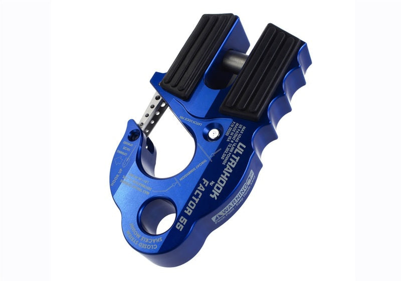 Ford Racing Factor 55 UltraHook w/Rope Guard - Blue M-1821-UHB