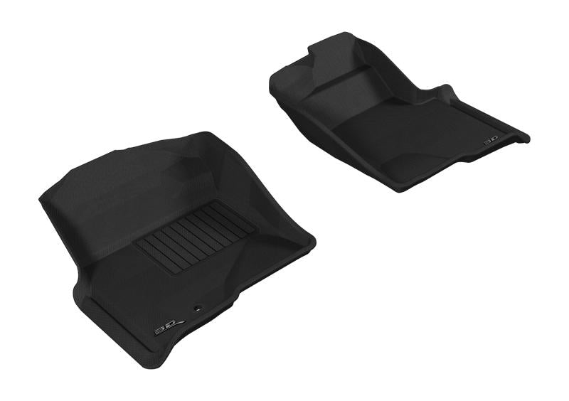 3D MAXpider 2009-2010 Ford F-150 Regular/Supercab/Supercrew Kagu 1st Row Floormat - Gray L1FR06711501