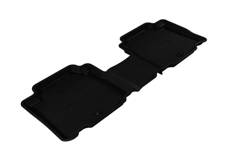 3D MAXpider 2007-2012 Hyundai Veracruz Kagu 2nd Row Floormats - Black L1HY00821509