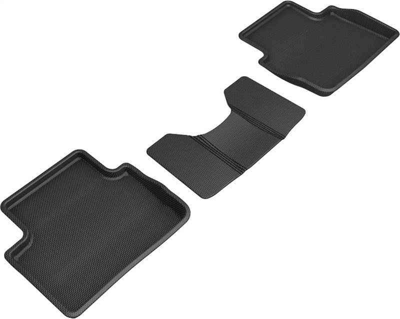 3D MAXpider 19-21 Mazda 3 / CX-30 Kagu 2nd Row Floormat - Black L1MZ06721509