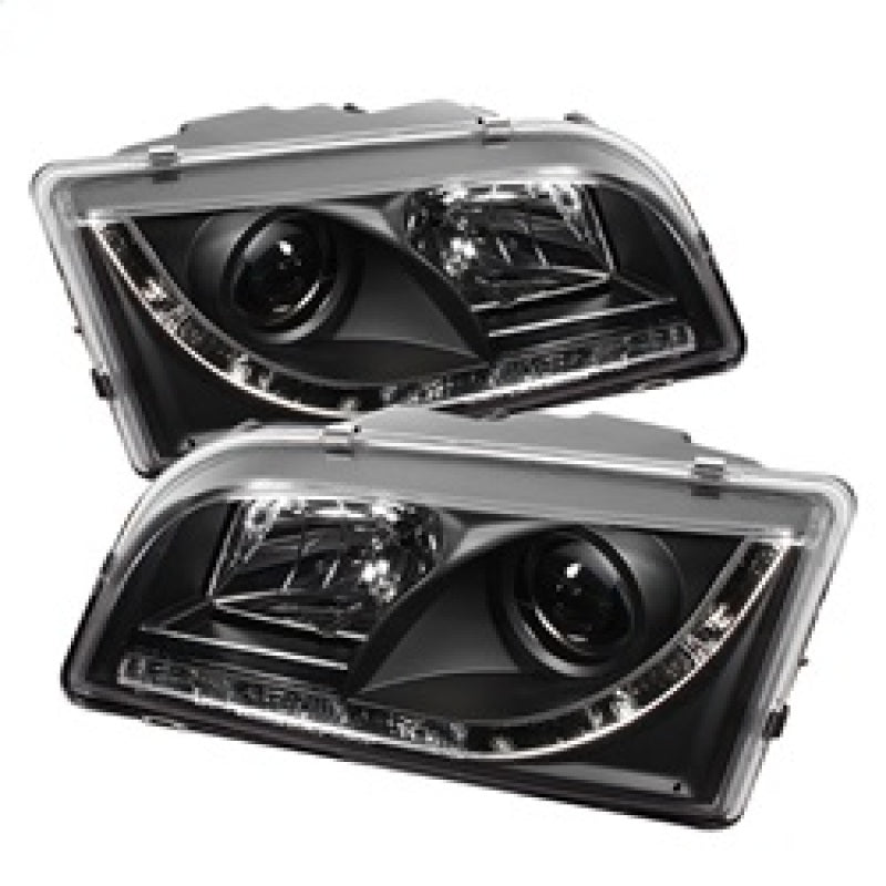 Spyder Volvo S40 97-03 Projector Headlights DRL Black High H1 Low H1 PRO-YD-VOS4097-DRL-BK 5030351