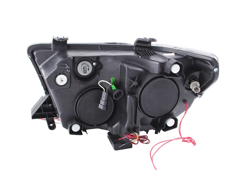 Anzo 2007-2013 Toyota Tundra Projector Headlights w/ Halo Black (CCFL)