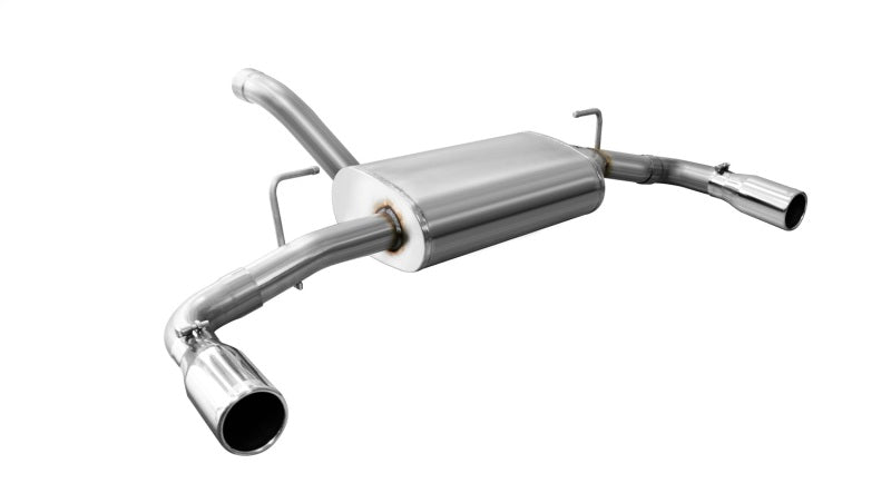 Corsa Performance Corsa 18+ Jeep Wrangler JL 2.5in Dual Rear Exit Polished Tips Sport Ax