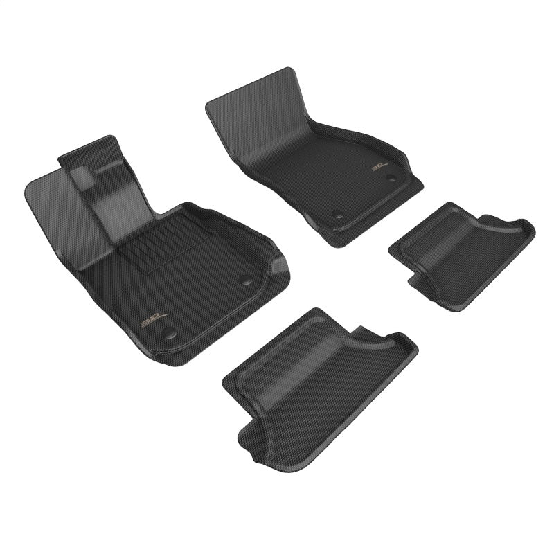3D MAXpider 18-23 BMW 8 Series Kagu Floor Mat- Black R1 R2 L1BM11001509