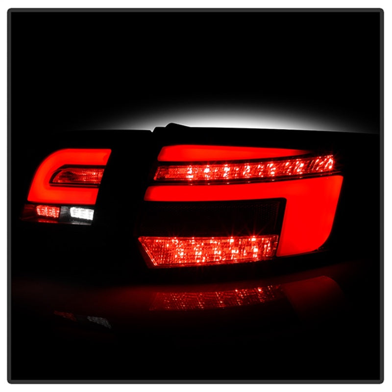 SPYDER 03-08 Audi A3 Full LED Tail Lights - Black (ALT-YD-AA303-LED-BK) 5089076