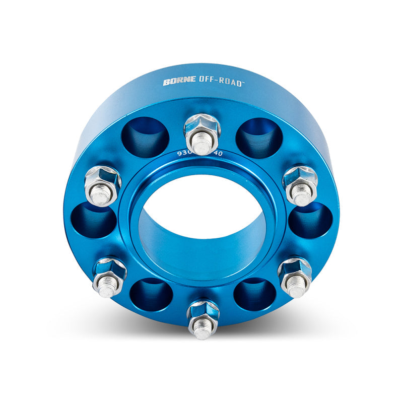 Borne Off-Road Wheel Spacers - 6x139.7 - 93.1 - 50mm - M12 - Blue BNWS-001-500BL