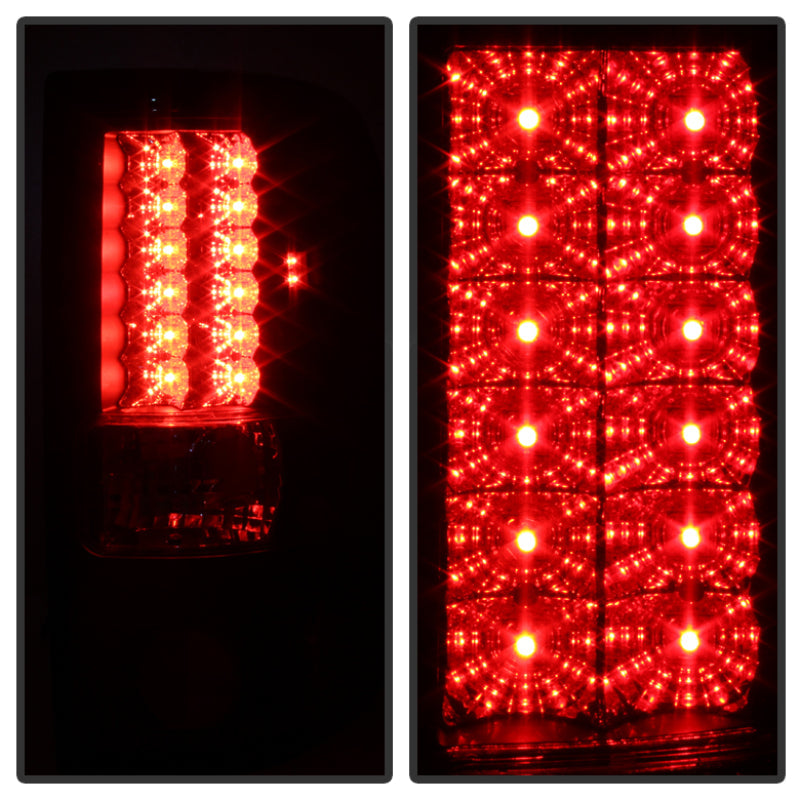 Spyder Ford F150 Styleside 04-08 (Not Fit Heritage & SVT)LED Tail Lights Black ALT-YD-FF15004-LED-BK 5003249