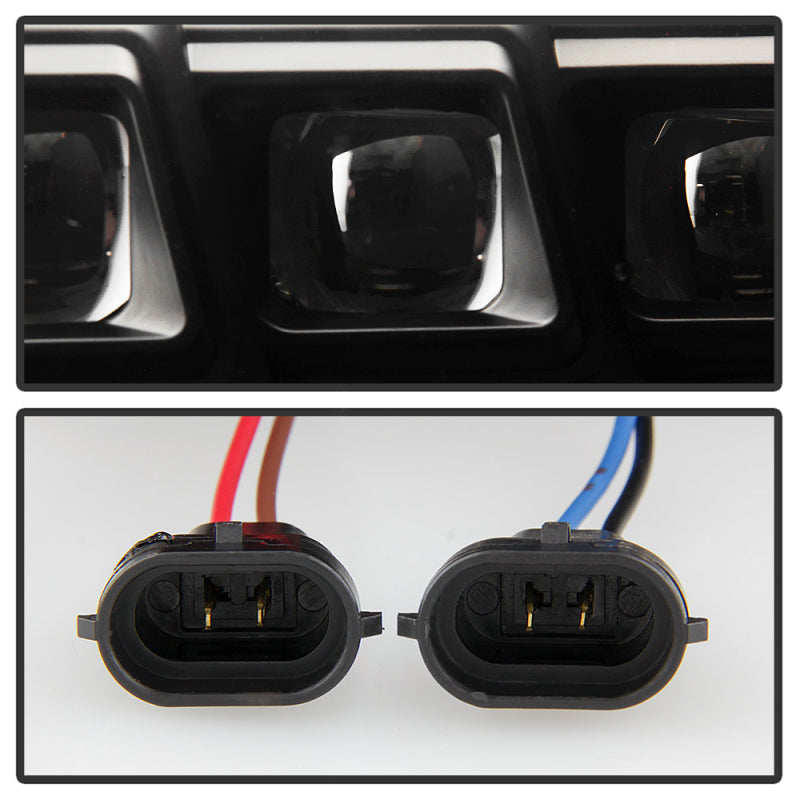 Spyder 16-20 Toyota Tacoma LED Model Only High-Power LED Headlights - Black PRO-YD-TT16LEDAP-BK 5088390