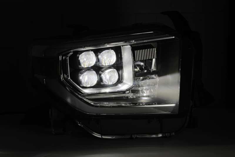 AlphaRex 14-20 Toyota Tundra NOVA LED Projector Headlight Plank Style Alpha Black w/Activation Light 880728 *Discontinued