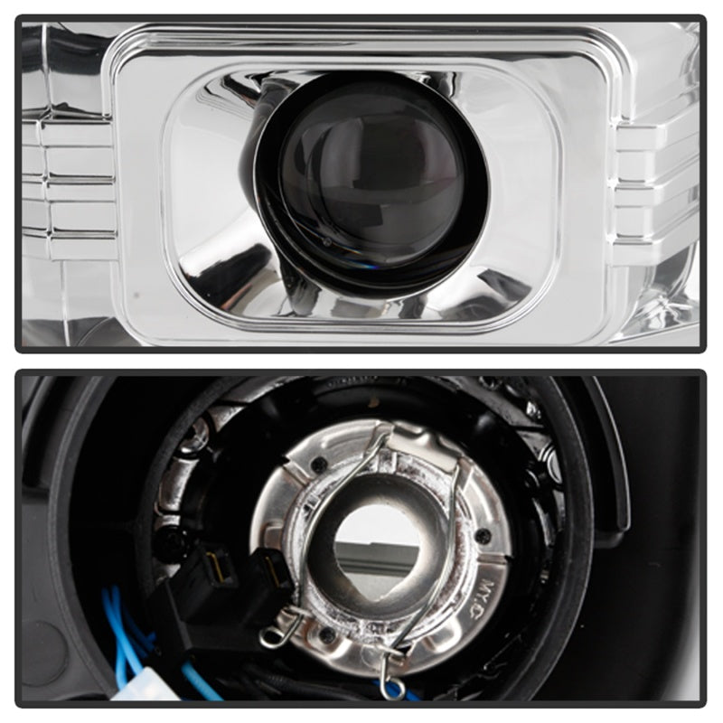 Spyder 04-06 Dodge Durango Projector Headlights - Chrome PRO-YD-DDU04-LB-C 5086594