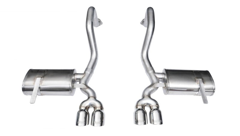 Corsa Performance 97-04 Chevrolet Corvette C5 Z06 5.7L V8 Polished Xtreme Axle-Back
