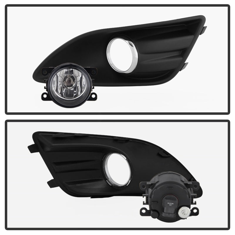 Spyder Ford C-Max 2013-2015 OEM Fog Light W/Universal Switch- Clear FL-FCMAX2013-C 5080332