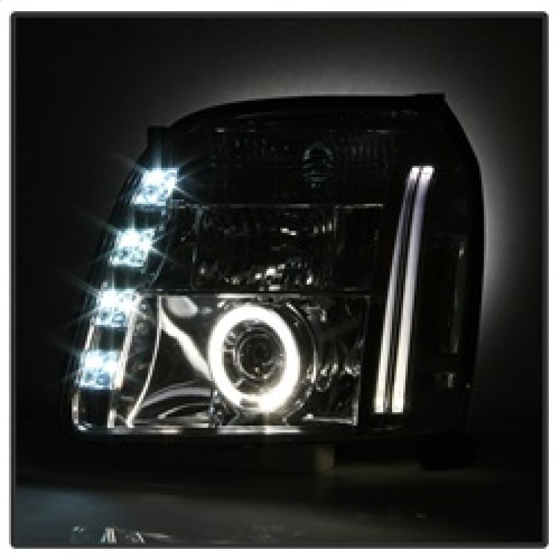 Spyder GMC Yukon 07-14/GMC Yukon XL 07-14 Projector Headlights LED Halo LED Chrome PRO-YD-GY07-HL-C 5029324