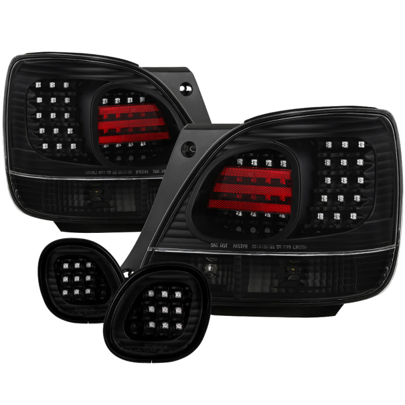 Spyder 98-05 Lexus GS300 /GS400 4pc LED Tail Lights - Black (ALT-YD-LGS98-LED-BK) 5084415