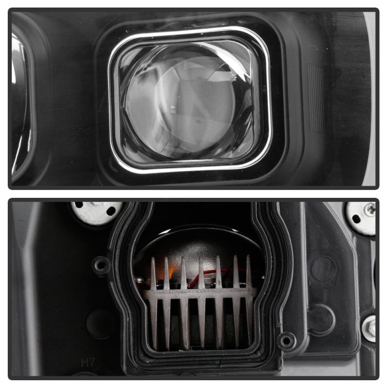 Spyder Chevy Suburban 1500/2500 07-14 Tahoe 07-14 LED Headlights Black PRO-YD-CSUB07V2PL-BK 5087515