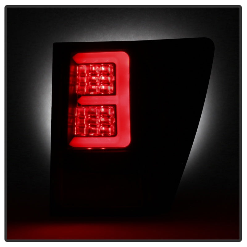 Spyder 07-10 Jeep Grand Cherokee Light Bar LED Tail Lights - Black Smoke ALT-YD-JGC07V2-LB-BSM 5086662