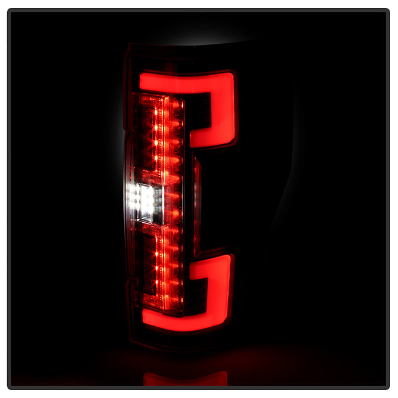 SPYDER 20-21 Ford F250 Superduty LED Tail Lights - Black (ALT-YD-FS20HAL-LED-BK) 5088659