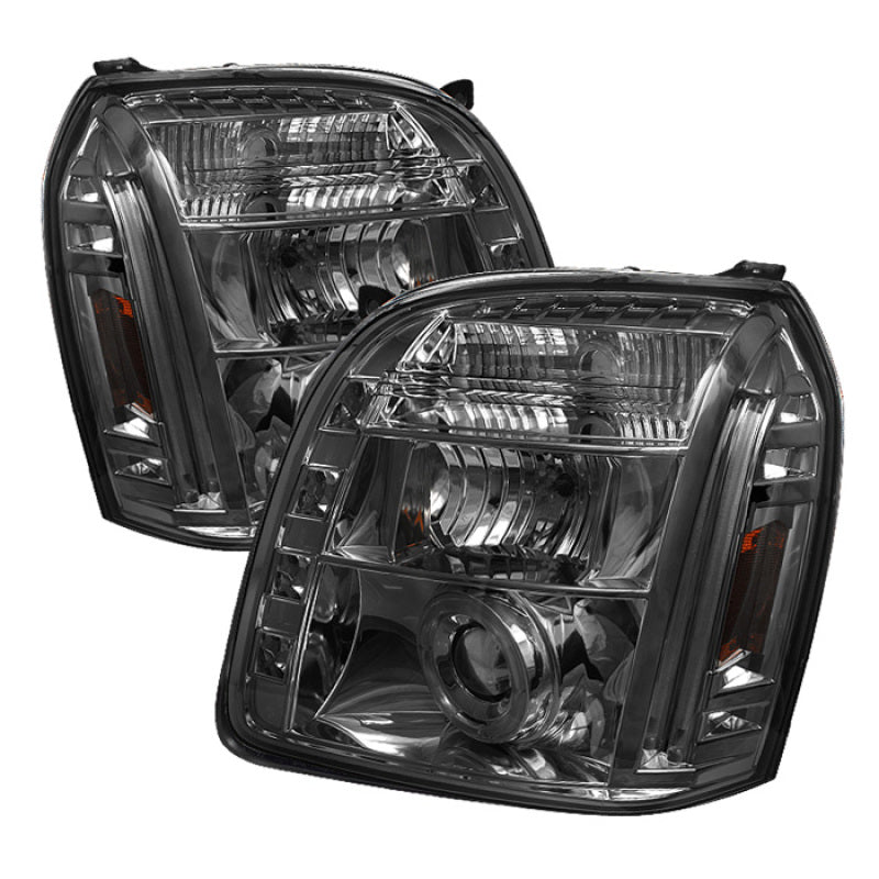 Spyder GMC Yukon 07-14/Yukon Denali 07-14 Projector Headlights LED Halo LED Smke PRO-YD-GY07-HL-SM 5029348
