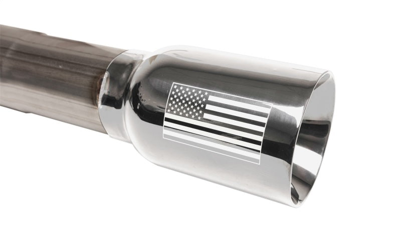 Corsa 18-21 Jeep Wrangler JLU 3.6L 2.75in Sport Cat-Back Exhaust w/ American Flag Tips 21124USA
