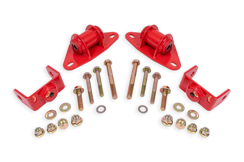 BMR Suspension 14-19 Chevrolet Corvette Motor Mount Kit - Red MM570R