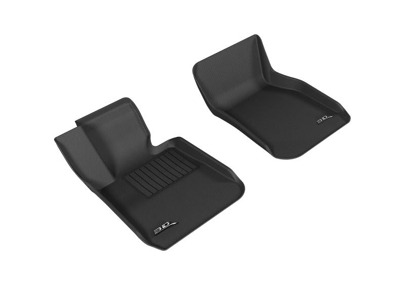 3D MAXpider 2012-2019 BMW 3 Series F30/F34 Kagu 1st Row Floormat - Gray L1BM03711501