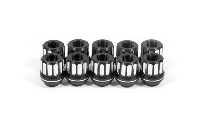 BMR Suspension BMR 97-19 Chevrolet Corvette C5/C6/C7 Lug Nut Kit 12mm x 1.50 RH Conical 12-pt Alum Set of 10 LNK023
