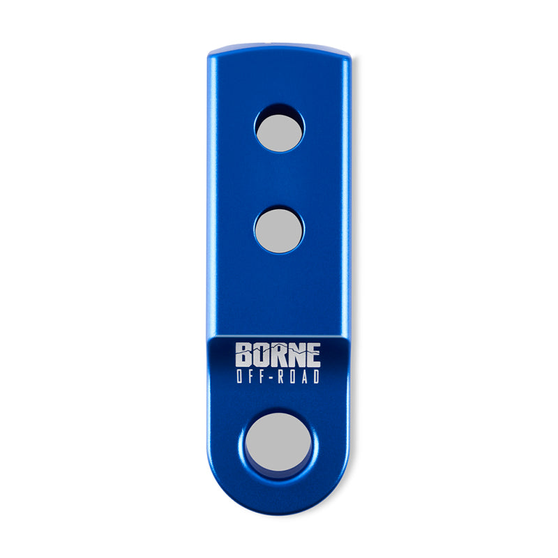 Borne Off-Road CNC Hitch Receiver Shackle 2in Blue BNHR-2-BL