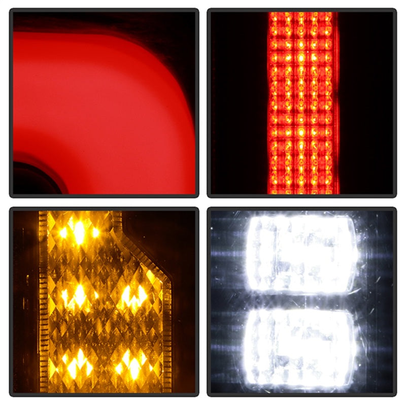 SPYDER 21-23 Ford Bronco (Factory LED Model Only) LED Tail Lights - Black (ALT-YD-FB21LED-LED-BK) 5088765