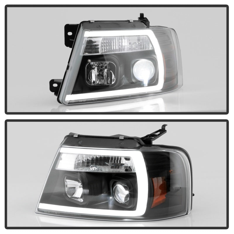 Spyder Ford F-150 04-08 High-Power LED Headlights - Black PRO-YD-FF15004PL-BK 5088161
