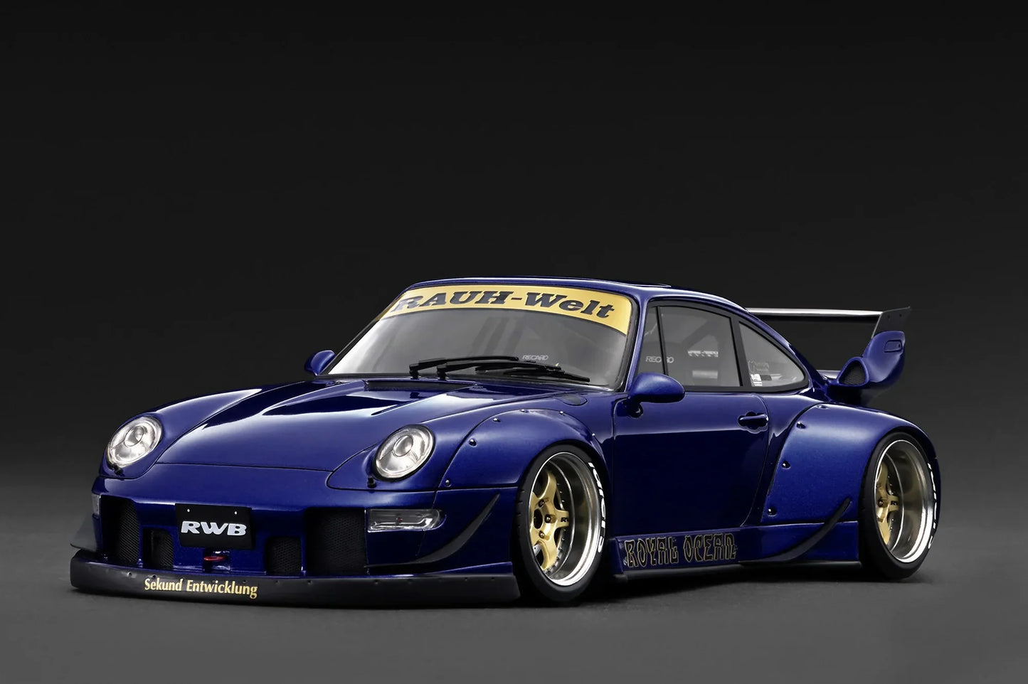 Ignition Model Porsche 993 RWB Widebody "Royal Ocean" Blue Metallic 1:18