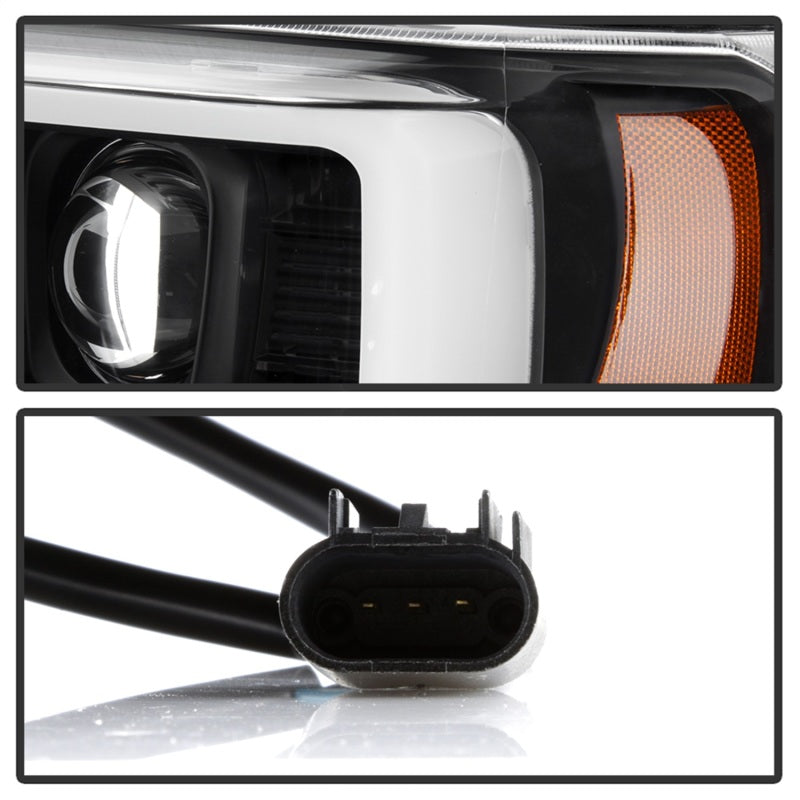 Spyder Ford F-250/350/450 08-10 V2 High-Power LED Headlights-Switch Back-Black PRO-YD-FS08PL-SBLB-BK 5087751