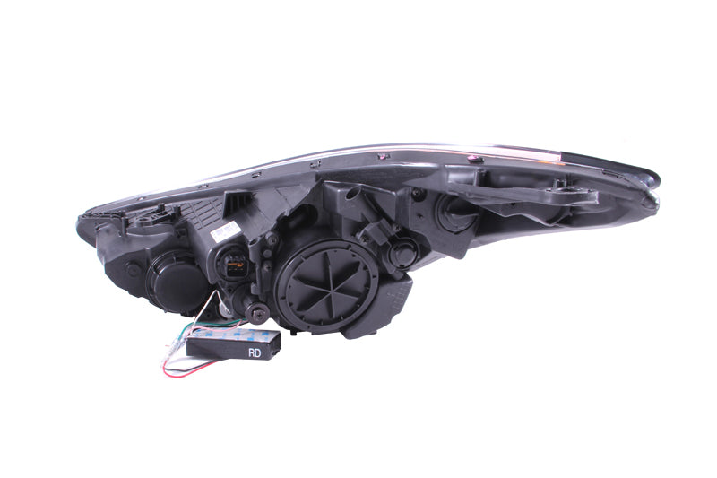 Anzo 2011-2014 Hyundai Elantra Projector Headlights w/ Halo Chrome (CCFL)