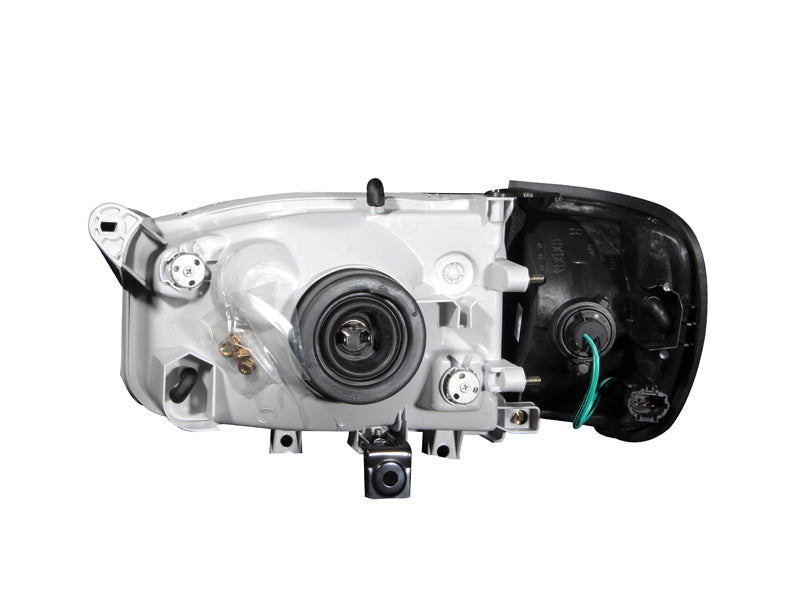 Anzo 1999-2004 Nissan Pathfinder Crystal Headlights Black