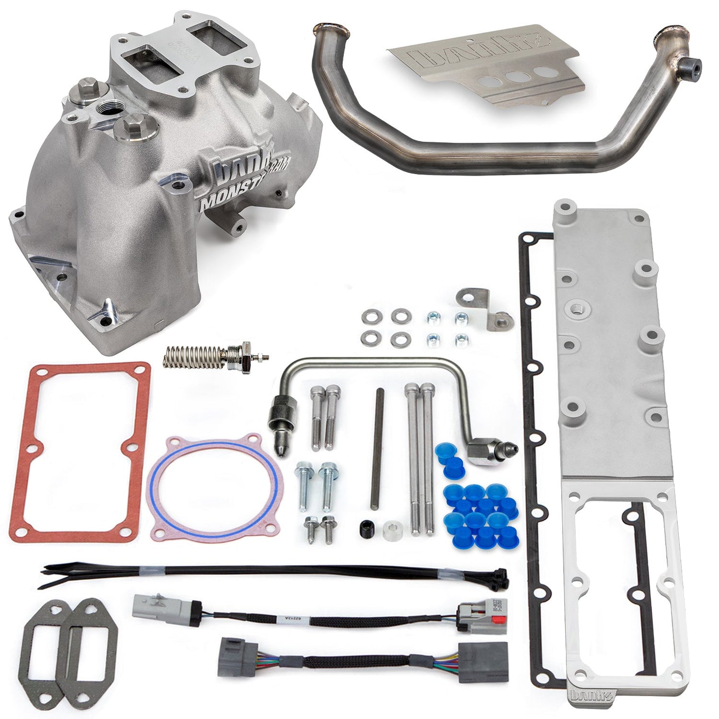 Banks Power 07.5-12 Ram Cab Chassis 6.7L Diesel Monster-Ram Intake System w/Fuel Line - Natural 42806-N