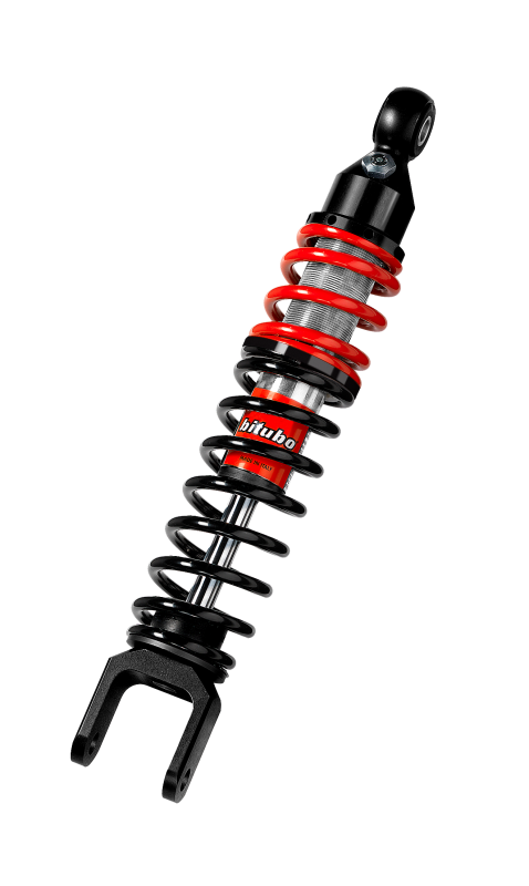 Bitubo Suspension Bitubo YXB0 Monoshock Rear Adjustable: Spring Preload, Red And Black Springs SC061YXB01