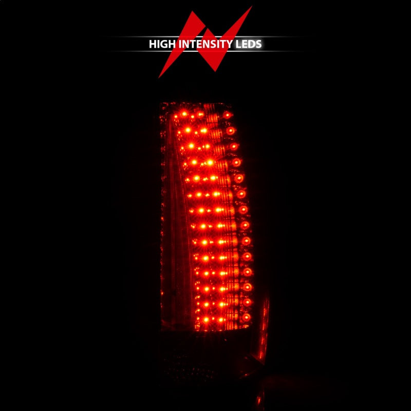 Anzo 2007-2014 Chevrolet Suburban LED Taillights Red/Clear - Escalade Look
