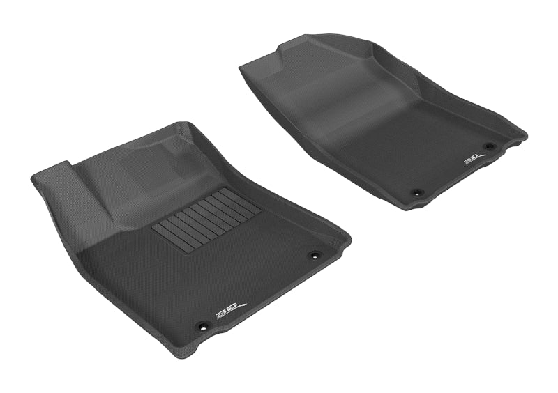 3D MAXpider 2013-2018 Lexus ES/ES Hybrid Kagu 1st Row Floormat - Black L1LX02711509
