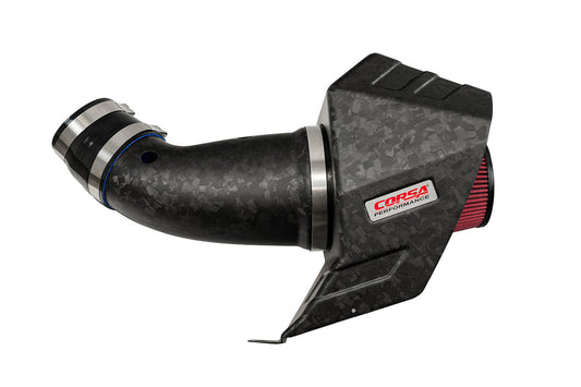 Corsa Forged / Carbon Fiber Air Intake | 2020-2025 Dodge Durango SRT Hellcat 6.2L | 2018-21 Jeep Grand Cherokee TrackHawk 6.2L (44011-MF)