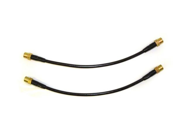Agency Power Front Steel Braided Brake Lines - 02-07 Audi A4 B6 B7
