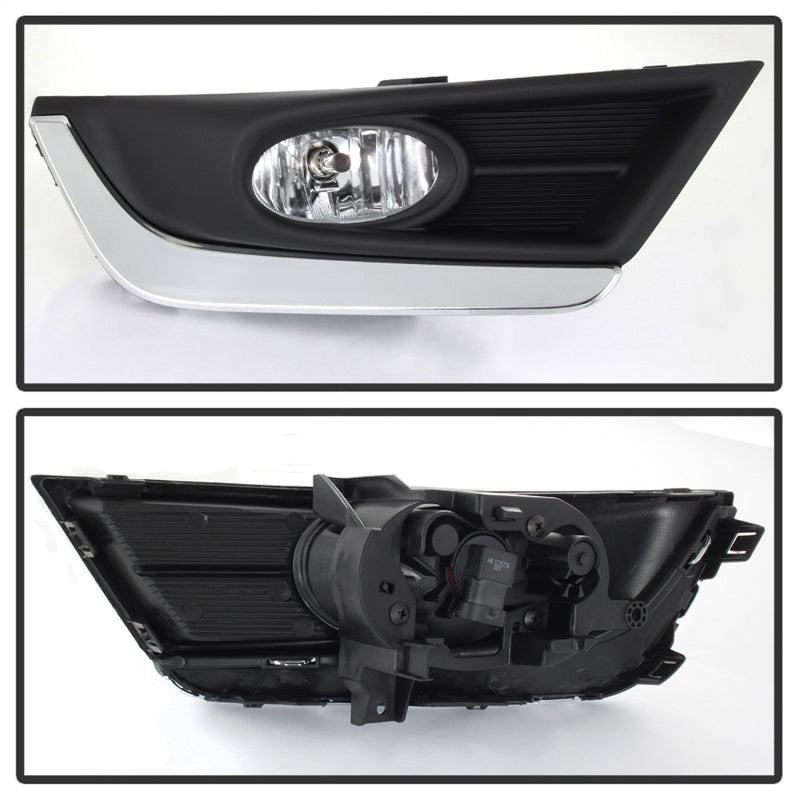 Spyder 17-18 Honda CRV OEM Chrome Trim Fog Lights w/Switch & Cover - Clear (FL-HCRV2017-C) 5084897